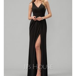 Navy Blue Bridesmaid/Prom/Evening Gown